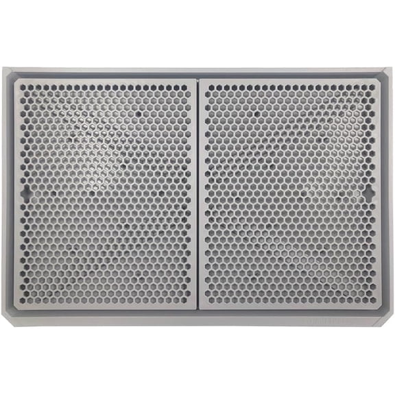 Expandable Indoor Dog Pet Puppy Potty Training Toilet Tray Pad Holder for Small and Medium Dogs - Giant Size (Grey)