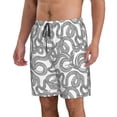 thumbnail image 2 of Naloa Snake Men's Beach Shorts, Surfing shorts, Swim trunks, Quick Dry Swim Trunks for Surfing Beach Fun - Medium, 2 of 9