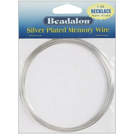 - Silver Plated Memory Wire Necklace