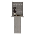 thumbnail image 4 of FM FURNITURE Dalton 7-Shelf Modern Engineered Wood Foldable Table in Light Gray, 4 of 8