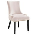 thumbnail image 2 of Modway Marquis 20.5" Velvet Dining Side Chairs in Gray/Black (Set of 2), 2 of 7