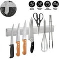 thumbnail image 6 of Qoosea Magnetic Knife Holder Strip for Wall 12 Inch Stainless Steel Magnetic Knife Bar with Multipurpose Use as Magnetic Tool Holder & Home Organizer, 6 of 13