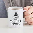 thumbnail image 4 of CafePress - Keep Calm And Trust The Midwife Mugs - 11 oz Ceramic Mug - Novelty Coffee Tea Cup, 4 of 4