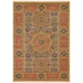 thumbnail image 1 of Unique Loom Austin Vintage Area Rug 7' x 10' Rectangular Light Blue/Tan, 1 of 2