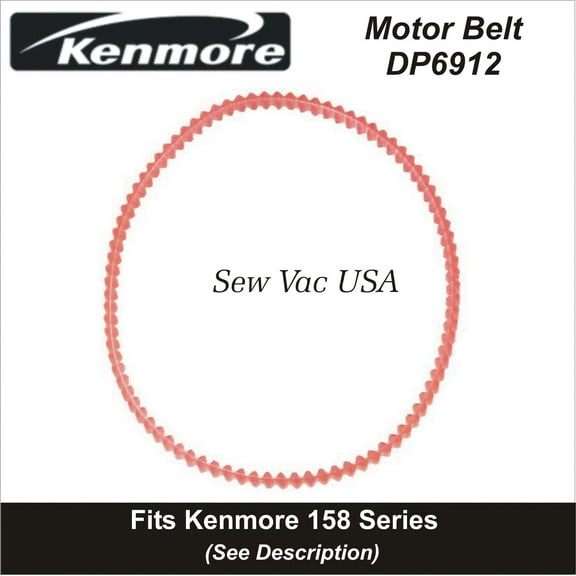 Kenmore Sewing Machine Motor Belt DP6912 Fits Kenmore Models In Description