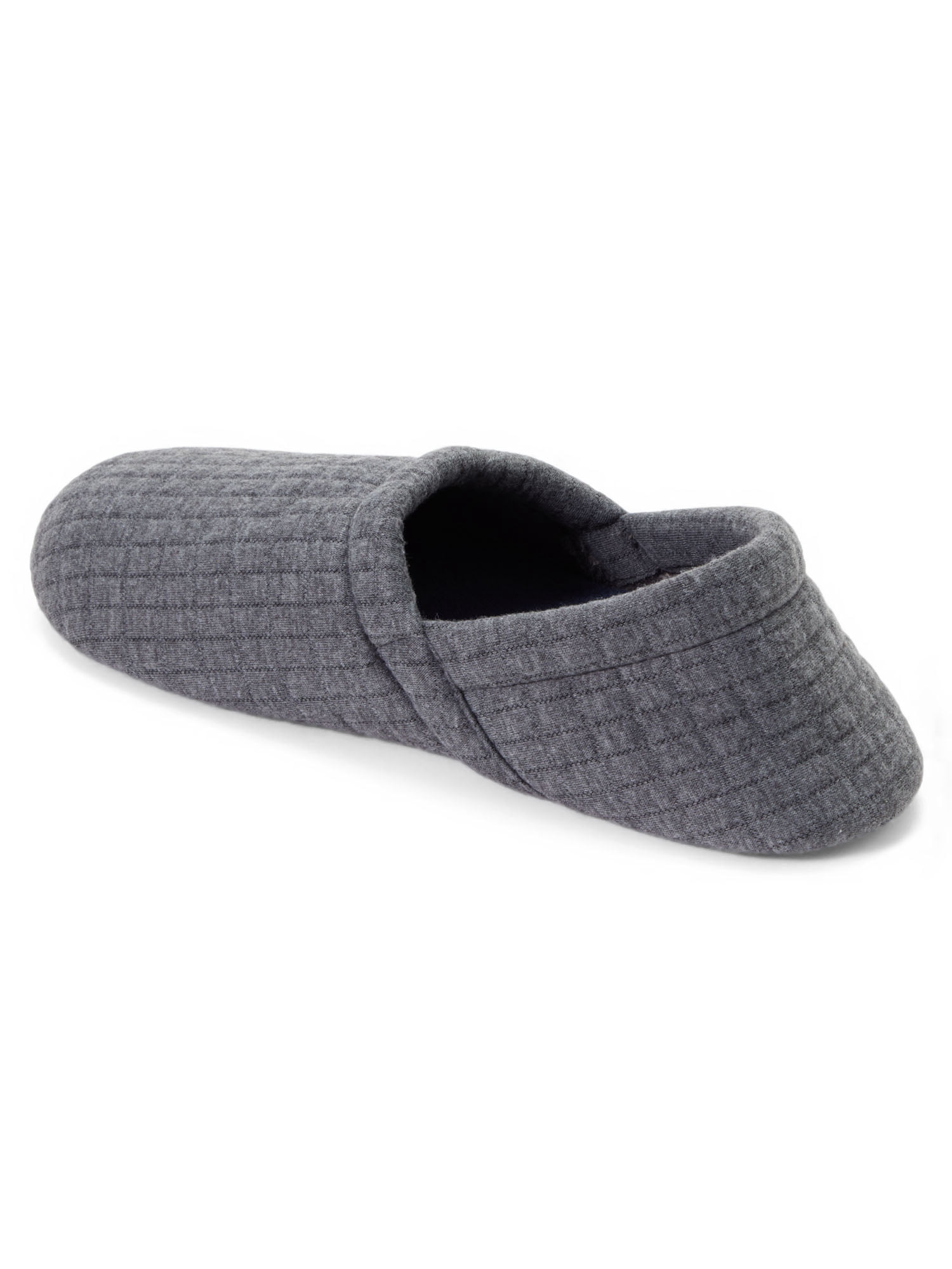 Dearfoams Cozy Comfort Men's Travel Jersey Knit Slipper Socks