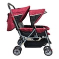 thumbnail image 2 of The Baby Shop Carriola Gemelar Moderna Azul Rojo Y Niño Doble Plegable Moderna, 2 of 6
