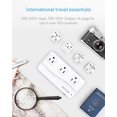 thumbnail image 2 of BESTEK Grounded Travel Adapter Set for IT, UK, IN, AU, HK, JP, DE, IL - 8 Pcs, 2 of 6