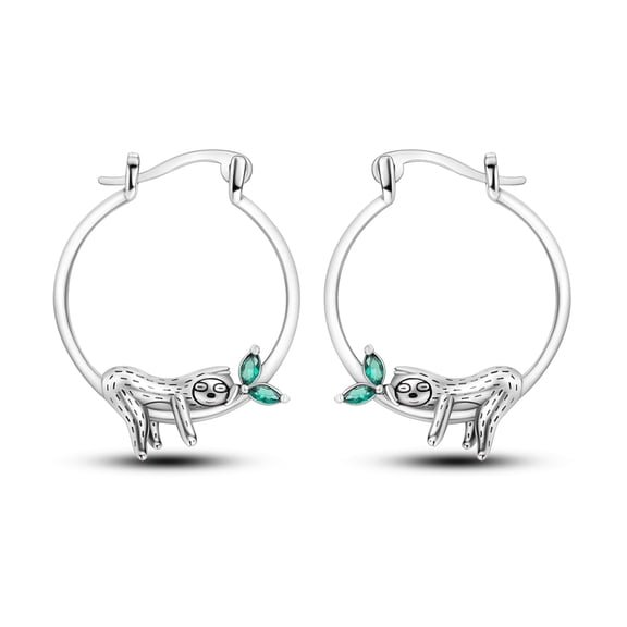 MULA Fashion 925 Sterling Solid Silver Ear Hoop Earrings Wedding Jewelry Gifts for Women