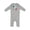 AC-Heather Grey, variant on Italian Map Flag Baby Romper Coveralls