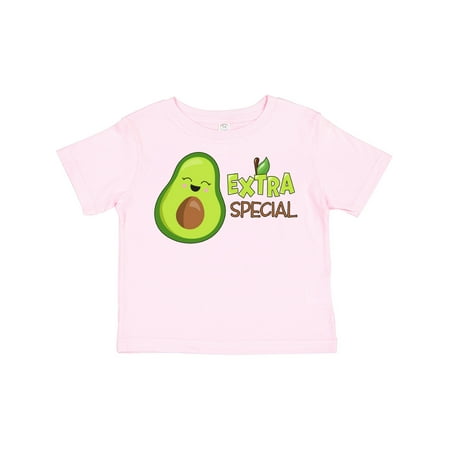 

Inktastic Extra Special with Cute Smiling Avocado Gift Toddler Boy or Toddler Girl T-Shirt