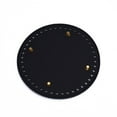 thumbnail image 2 of SPRING 15*15cm Round Bottom For Knitted Bag PU Leather Bag Base With Holes DIY Handmade Bag Bottom Crochet Bag Bottom Accessories black, 2 of 5