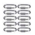 thumbnail image 1 of 10Pcs Quick Link Connector Strong Durable Easy Install Small Size Chain Connector, 1 of 5