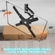 thumbnail image 3 of Base Soportes De Pantalla Pared Tv 14 A 55 Pulgadas Soporta Max 50kg Soporte De Tv Universal Compatible Soporte Universal Mural Para Televisión Monitor Inclinable Y Ajustable Color Negro, 3 of 6