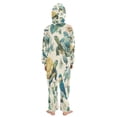 thumbnail image 3 of Soft Big Kids Onesie Pajamas Cozy Loose-Fit Jumpsuits for kids with Pockets for Christmas Lounge & Play Colorful Turtles and Birds Pattern, 3 of 8