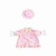 thumbnail image 2 of Vestido tropical de vacaciones para ganso de 58 cm | Conjunto floral rosa con lazo extragrande y volantes en el bajo | Decoración de primavera y Pascua sin cordones, 2 of 9