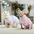 thumbnail image 3 of Cat Clothes Winter Warm Soft Cats Cotton Hoodies Cat Costumes Pullover Kitten Clothes Kitty Sweaters For Cats Clearence, 3 of 5
