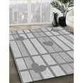 thumbnail image 2 of Ahgly Company Indoor Rectangle Patterned Gunmetal Gray Area Rugs, 2' x 5', 2 of 6