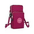 thumbnail image 2 of Deago Small Crossbody Phone Bag for Women,Cellphone Shoulder Bags Card Holder Wallet Purse (Rose Red), 2 of 9