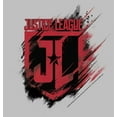thumbnail image 2 of Women's Zack Snyder Justice League Paint Smear Logo  Graphic Tee Athletic Heather 2X Large, 2 of 4