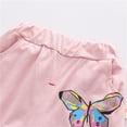 thumbnail image 4 of EnJoCho Bodysuit Short Summer Toddler Girl's Sports Outfits Butterfly Print Two Piece Baby Clothes Set for 1 To 5 Years Children Girl Trendy Clothing Set, 4 of 9