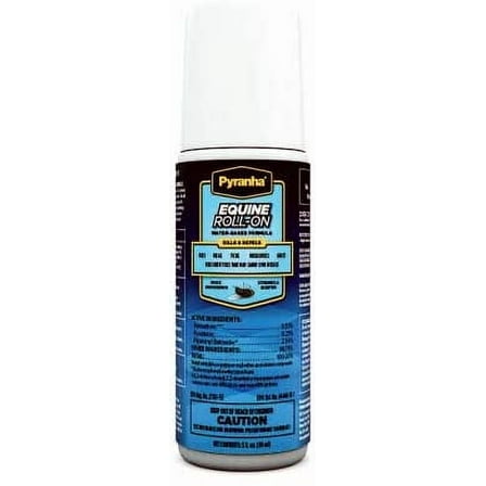 Pyranha Equine Roll-On Water Base Formula Repellent 3 oz.