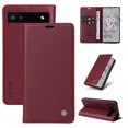 thumbnail image 1 of Funda para Google Pixel 6A Estuche de Cuero PU Tipo Cartera con Ranuras para Tarjetas y Cierre Magnético, 1 of 5