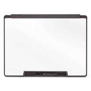 Quartet - Contour Melamine Board, Lavagna da Appendere, 3'x2', White SurfaceBlack Frame, Sold as 1 Each, QRT7553