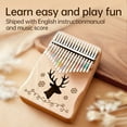 thumbnail image 4 of 17-Key Thumb Piano Kalimba Beginner-Friendly Finger Piano for Girls, Easy-to-Learn Birthday Gift and Trendy Musical Instrument, 4 of 14