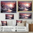 thumbnail image 4 of Designart "Whimsical Dawn Winter Scene I" Snow Floater Framed Canvas Prints, 4 of 5