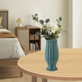 thumbnail image 6 of PATLOLLAV 1 Pcs Plastic Vase, Elegant Imitation Ceramic Vase, Unbreakable Centerpieces Flower Arrangement Decorative Vase for Living Room, Dining Table, Office Decor, Bedroom, Table, Kitchen Shelf, 6 of 6