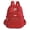 Red, variant on PRIYAL Women's Lightweight Large Capacity Backpack Pastel Pink, Spacious Daypack with Front Zipper Pocket & Side Pockets, Elegant Minimalist design for Work, Travel, Everyday Use