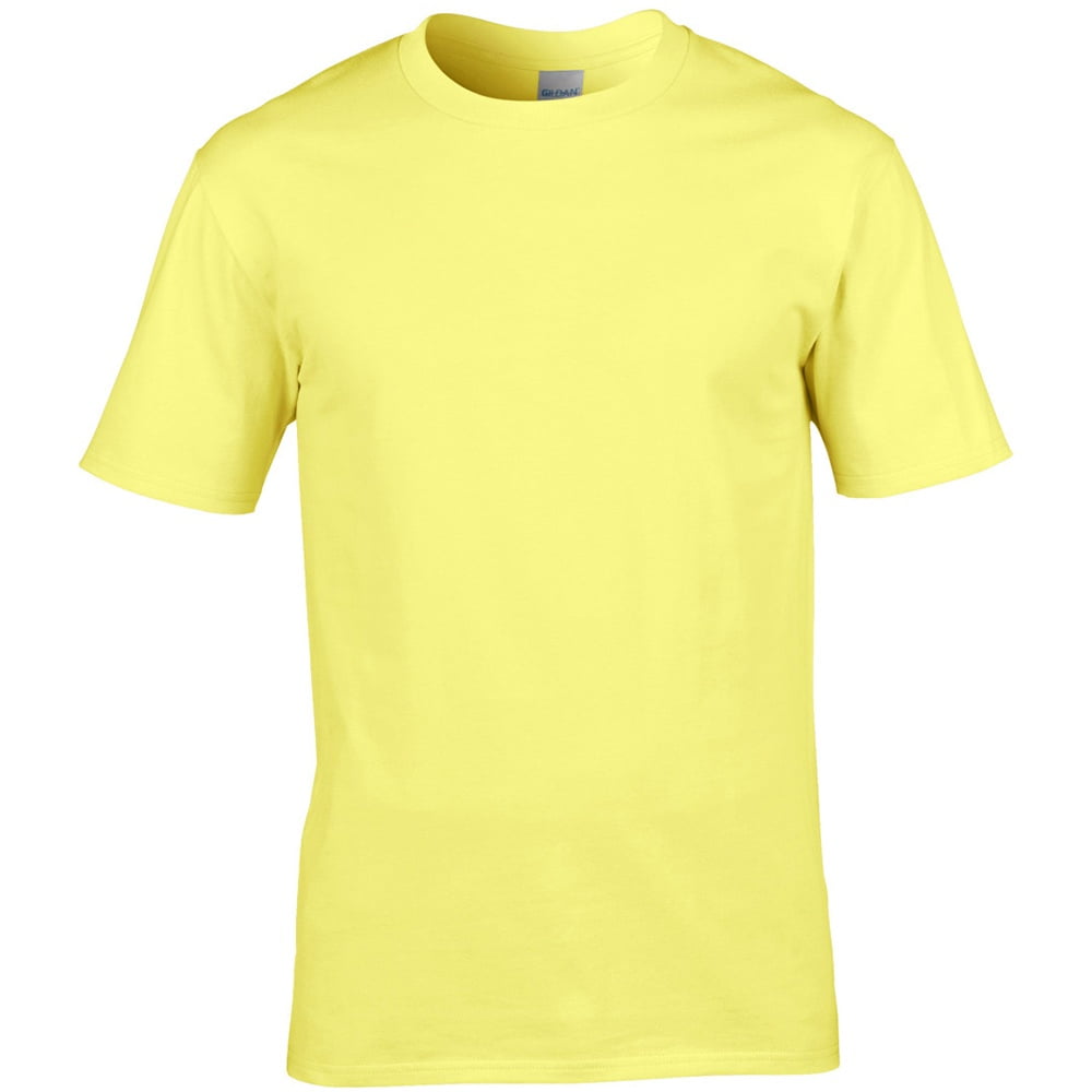 BC480 Gildan Mens Premium Cotton Ring Spun Short Sleeve T-Shirt 