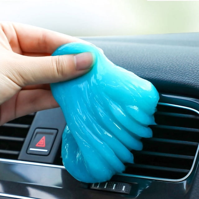 Gel limpiador para coche - 1 pieza azul 250g Limpiador universal para portátiles, impresoras, cámaras y mandos a distancia de coche