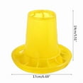 thumbnail image 6 of Chick Feeder Plastic Food Feeder for Up to 12 Chicks At Once Easy to Fill, 6 of 6