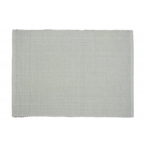 Mr. MJs Trading AG-01319S-4 19 in. Ribbed Placemats, Sage Green - Set of 4