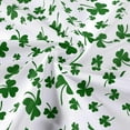 thumbnail image 4 of St. Patrick''s Day Shower Curtain, Green St. Patrick‘s Day Clover Shamrock Leaves Irish Spring Festival Holiday Shower Curtain Set, Fabric Shower Curtain Hooks Include, 70 in, 4 of 6
