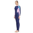 thumbnail image 2 of Traje de baño de una pieza para mujer, traje de surf de manga larga, pantalones nuevos, traje de buceo, traje de baño conservador, 2 of 5