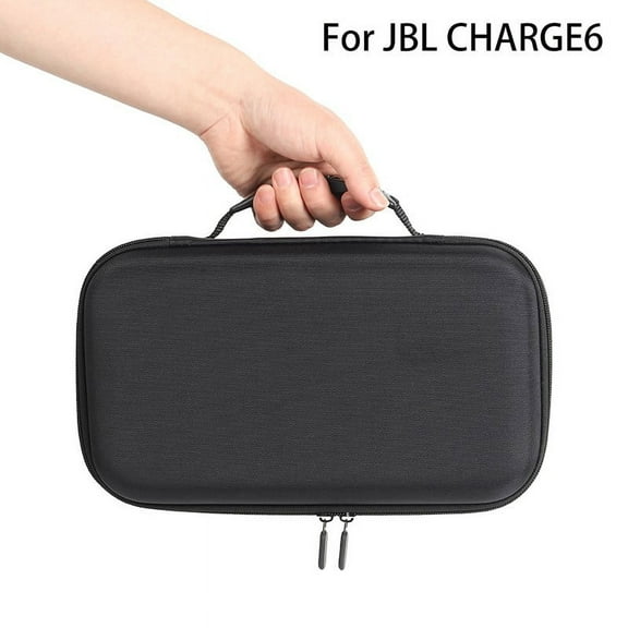 EVA Hard Case for JBL Charge 6 Convenient Double Zipper Opening Design