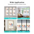 thumbnail image 6 of Window Privacy Film Hello Summer Stained Glass Window Film Decorative Sun Block Window Cover Orange Red Blue Drink Beige Window Clings Static Adhesive Sticker for Bathroom 17.7"x39.3", 6 of 7