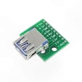 thumbnail image 1 of USB 3.0 Female to DIP Pin Test Board Adapter Module for Power Connection and Signal Testing, 1 of 5