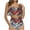 E_ Multicolor, variant on Independence Day Womens Ruffle Swimsuit Patriotic USA Flag Stars Sexy Halter 2 Piece High Waist Bathing Bikini Set Multicolor L