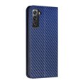 thumbnail image 4 of Feishell Wallet Case for Samsung Galaxy S23 Plus,for Women Men,Carbon Fibre Pattern Durable PU Leather Magnetic Closure Folio Flip Holder Card Slots Shockproof Phone Case,Blue, 4 of 8