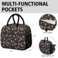 thumbnail image 6 of Womens Pioneer Flower Floral Print Pattern Lunch Box for Work,Insulated Lunch Bag for Women,Loncheras Para Mujer,Leakproof Adult Lunch Bag for Work,Beach,Travel,Picnic,Camping, 6 of 7