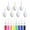 B, variant on EUDIDV Easter Decor Easter Figurines Easter Children's Graffiti DIY Eggs Creative Painting Toys Hand Painted Eggs Set 10ml Easter Party Supplies