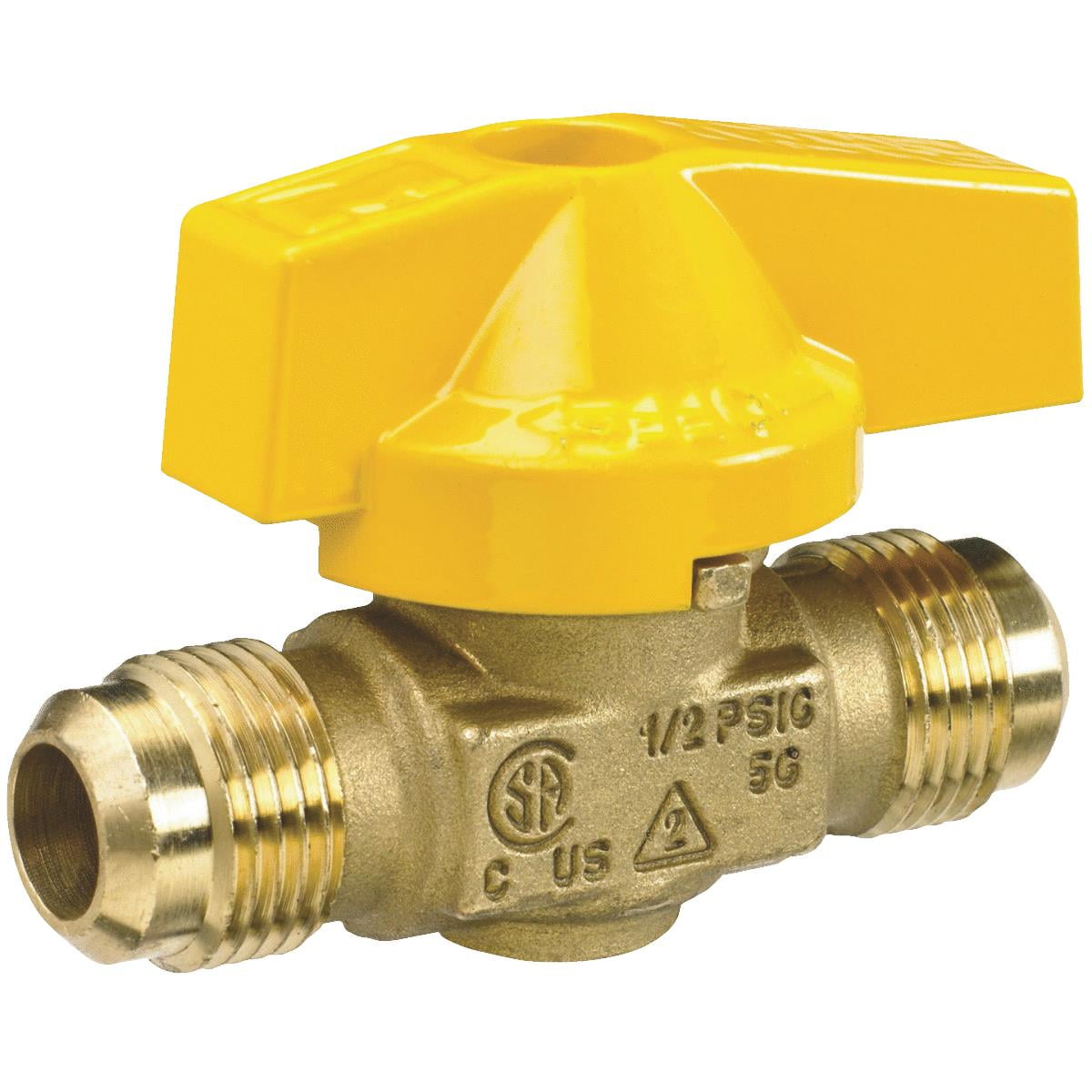 ProLine 3/8 Flare x 3/8 In. Flare Brass Gas Ball Valve 116502
