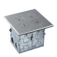 thumbnail image 1 of ENERLITES kit de Couvercle de Vis pour Boîte de Sol, 5"rdquo; x 5"rdquo; 2-Gang, Prise Réceptacle Résistante aux Intempéries 20A, Ports Keystone, Étanche, Résistant à la Corrosion, Certifié UL, 975, 1 of 7