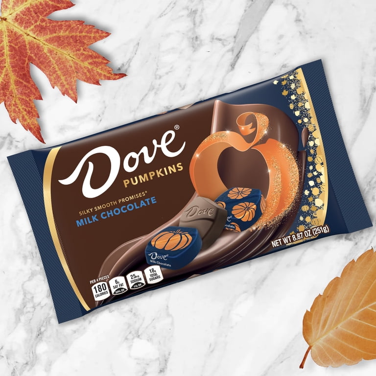 DOVE Promises Milk Chocolate Pumpkins, 8.87oz Halloween Candy