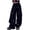 Black, variant on Girls Parachute Pants Kids Wide Leg Cargo Pants Y2K Butterfly Street Trousers Pockets Loose Baggy Hiking Pants Grunge Clothes