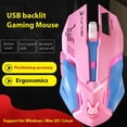 thumbnail image 4 of 1.5M Computer Accessories Mechanical Mouse Mute Sound DVA Game Wired Mouse, 4 of 9
